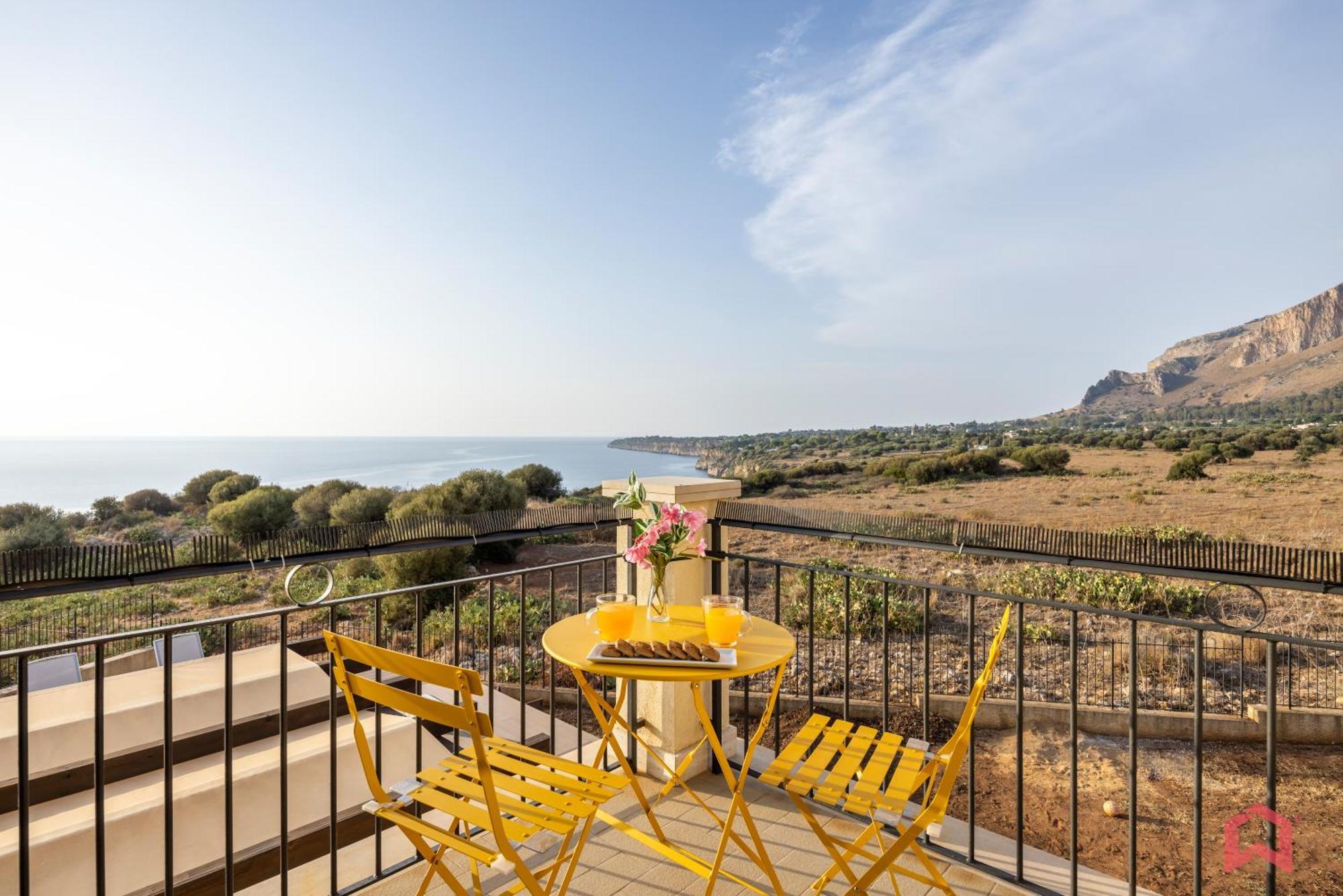 Villa With Sea View Private Pool Terrasini Buitenkant foto